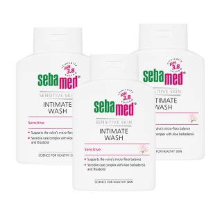 【SEBAMED 施巴】衛生護潔露200mlx3入(總代理)