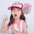 【瑟夫貝爾】凱蒂貓 童帽 棒球網帽 三麗鷗 透明帽眉KT照相網帽 KT TWINS網帽 眼鏡刺繡棒球網帽粉