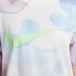 【NIKE 耐吉】短袖 上衣 T恤 運動 休閒 女 AS W NSW TEE ESSNTL AOP GCEL 白 紫 藍 綠 水彩(HF6178100)