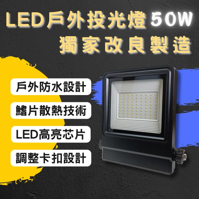 彩渝 LED戶外投射燈 50W(新款上市 投射燈 探照燈 燈具 泛光燈)