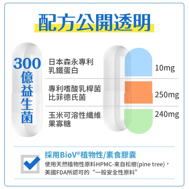 【UDR】300億專利乳鐵蛋白比菲菌x1袋(30顆/袋)
