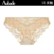 【Aubade】夜魅奢華蕾絲三角褲 性感小褲 法國進口 女內褲(UE-膚)