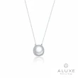 【ALUXE亞立詩】18K金 AKOYA淡水珍珠 8-8.5mm 珍珠鑽石項鍊 月光之淚 NN0966