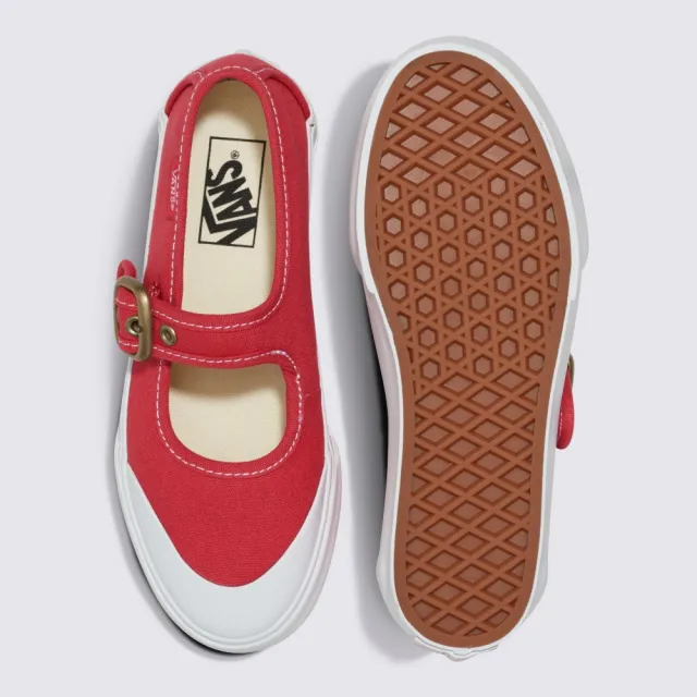 【VANS 官方旗艦】Mary Jane 中童款紅色滑板鞋