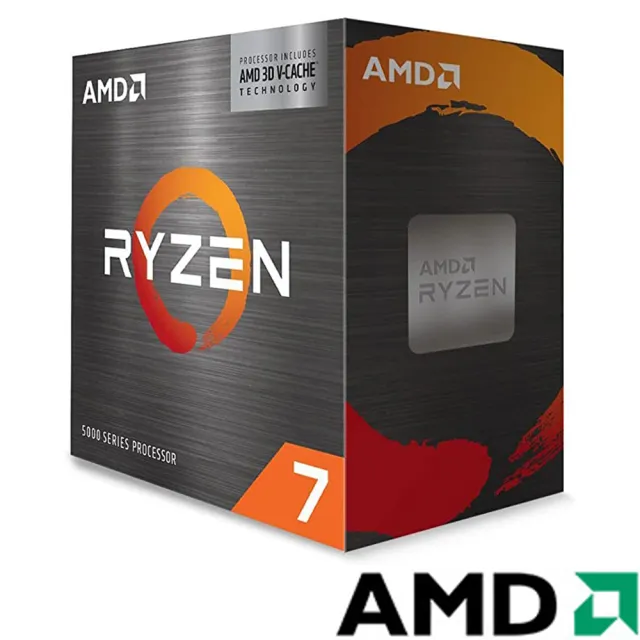 【AMD 超微】Ryzen 7-5700X3D 八核心處理器 黑神話悟空適用(3.0GHz)