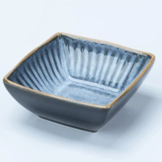 【NITORI 宜得利家居】方碗 KARATYASOGI2 BL 10CM(方碗 碗 KARATYASOGI)