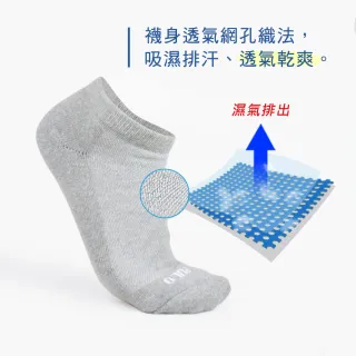【PULO】3雙組 純棉輕氣墊休閒裸襪(女襪/裸襪/氣墊襪/厚襪/運動襪/襪/女襪子/毛巾襪/素色襪)