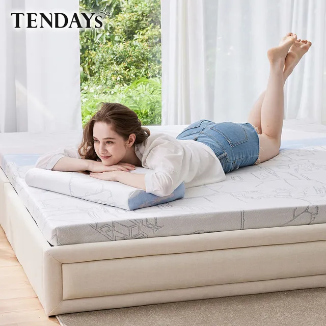 【TENDAYS】希臘風情紓壓床墊5尺標準雙人(6cm厚 記憶棉層+高Q彈纖維層)