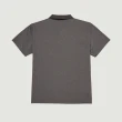 【Hang Ten】男裝-恆溫多功能-涼感鋁點3M吸濕快乾抗臭印花短袖POLO衫(灰花紗)