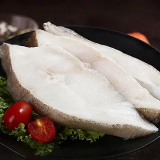 【一手鮮貨】格陵蘭無肚洞扁鱈切片(3片組/單片380g±10%包冰25%)