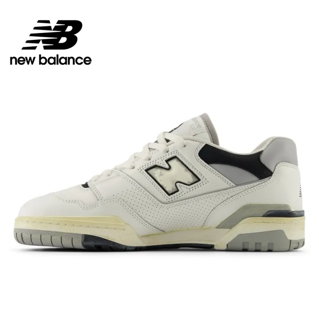 【NEW BALANCE】NB 復古鞋/運動鞋_中性_仿舊米白灰_BB550VGB-D