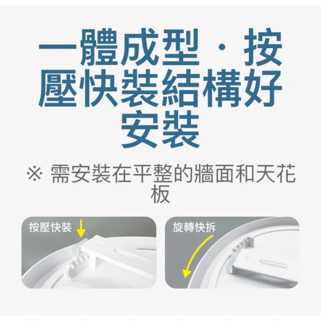 【DanceLight 舞光】單入 白鯨系列 LED 24W 吸頂燈 防水係數IP66(白光/黃光)