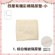 【OhBabyLying】30×45 公分 四層有機彩棉隔尿墊 小(寢具/防水墊/產褥墊/保潔墊/護理墊/戒尿布/雙面可用)