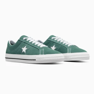 【CONVERSE】ONE STAR PRO OX 低筒 休閒鞋 滑板鞋 男鞋 女鞋 綠色(A07618C)
