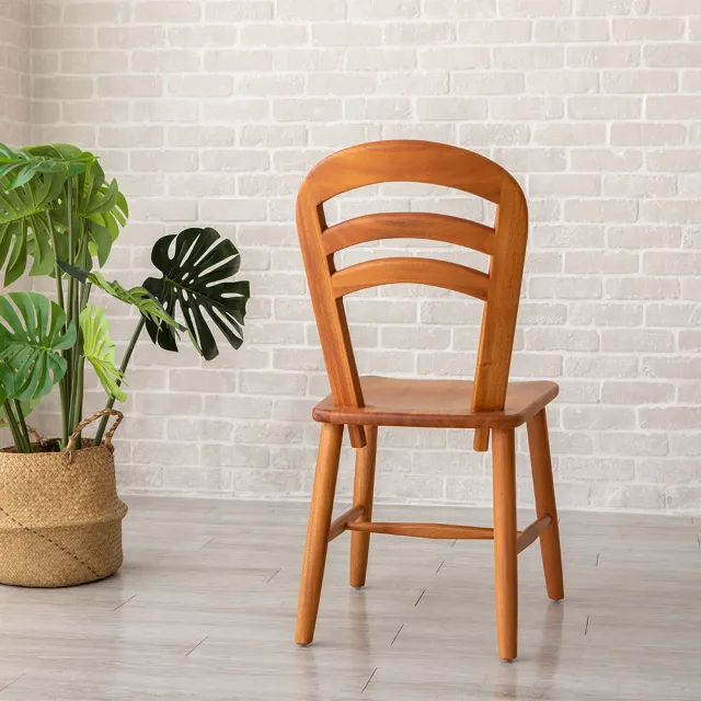 【Mahogany 瑪荷尼家具】全原木 桃花心木 綠光餐椅G3-MYR(餐椅、椅子)