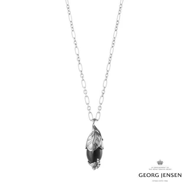 【Georg Jensen 喬治傑生】2024 HERITAGE 項鏈(純銀 黑瑪瑙 項鏈)