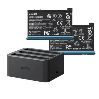 【Insta360】X4 充電管家 + 原廠電池2顆(電源配件組)