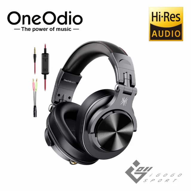 【OneOdio】A71M 商務電競有線監聽耳機(Hi-Res 監聽 商務 電競 監聽耳機 有線 耳罩式)