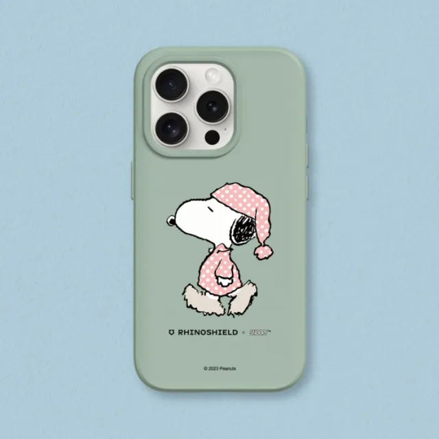 【RHINOSHIELD 犀牛盾】iPhone 14系列  SolidSuit背蓋手機殼/史努比-Snoopy Go to sleep(Snoopy)