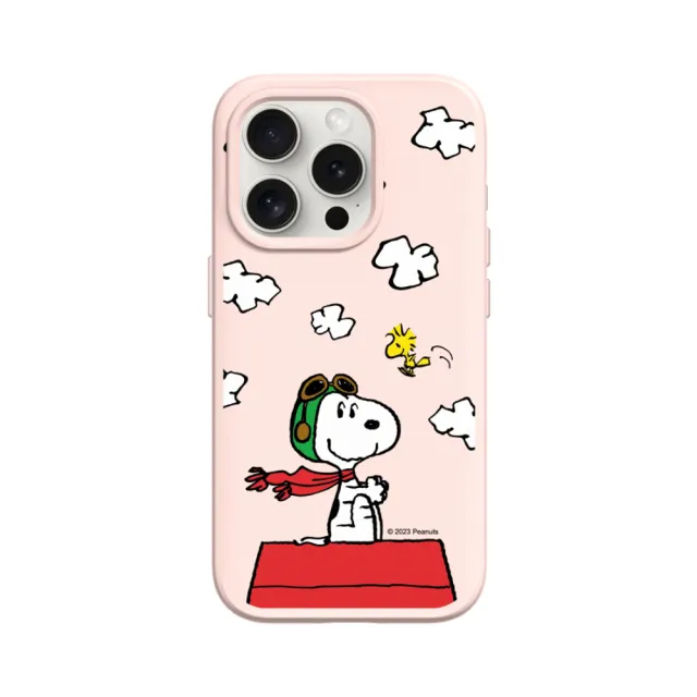 【RHINOSHIELD 犀牛盾】iPhone 14系列  SolidSuit背蓋手機殼/史努比-小小飛行員(Snoopy)