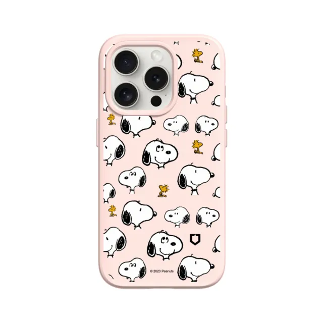 【RHINOSHIELD 犀牛盾】iPhone 11系列  SolidSuit背蓋手機殼/史努比-Sticker-Snoopy&胡士托(Snoopy)