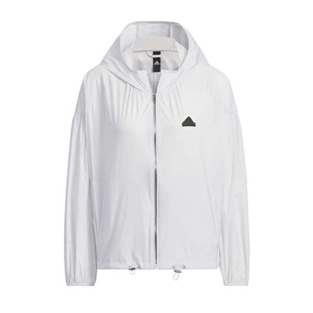 adidas 愛迪達 Tech UPF HD JKT 女 連帽 外套 風衣 運動 訓練 輕盈 簡約 舒適 白(IM8835)