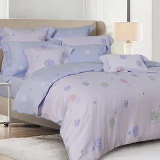 【Tonia Nicole 東妮寢飾】活動品-環保印染100%精梳棉兩用被床包組-春日圓舞曲(加大)