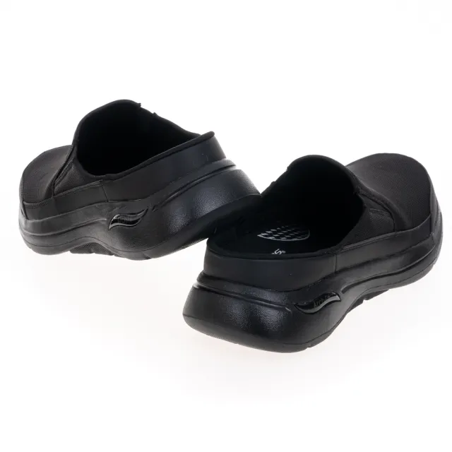 【SKECHERS】男鞋 健走系列涼拖鞋 GO WALK ARCH FIT(216253BBK)