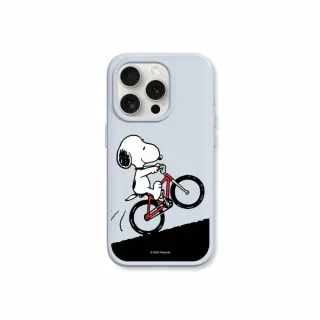 【RHINOSHIELD 犀牛盾】iPhone 12系列  SolidSuit MagSafe兼容 磁吸手機殼/史努比-騎腳踏車(Snoopy)