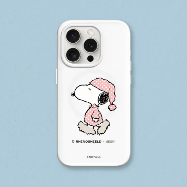 【RHINOSHIELD 犀牛盾】iPhone 14系列  SolidSuit MagSafe兼容 磁吸手機殼/Snoopy Go to sleep(史努比)