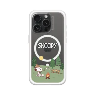 【RHINOSHIELD 犀牛盾】iPhone 15系列  Mod NX MagSafe兼容 手機殼/史努比-露營趣(Snoopy)