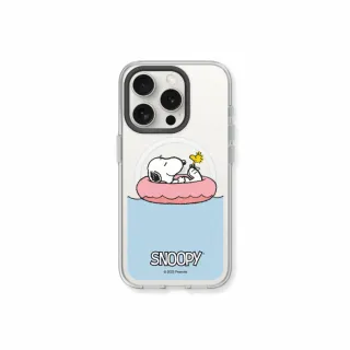 【RHINOSHIELD 犀牛盾】iPhone 14系列 Clear MagSafe兼容 磁吸透明手機殼/史努比-Chill moment(Snoopy)