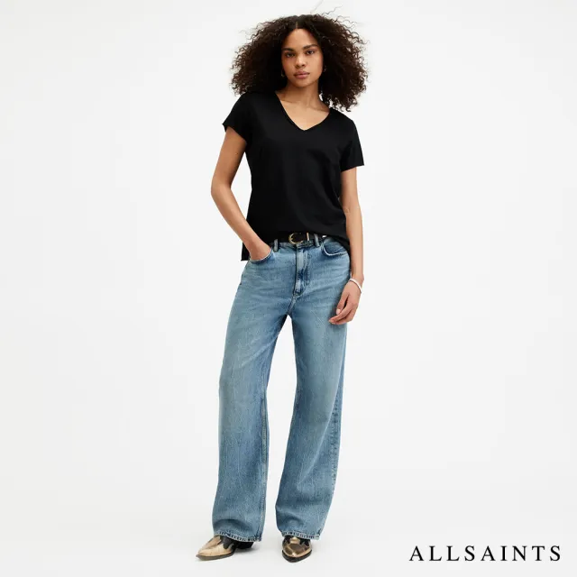 【ALLSAINTS】EMELYN 舒適V領純棉短袖T恤 WM115P(2色任選)