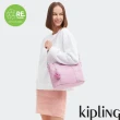 【KIPLING官方旗艦館】溫柔櫻花粉紫色手提肩背兩用包-MINTA M
