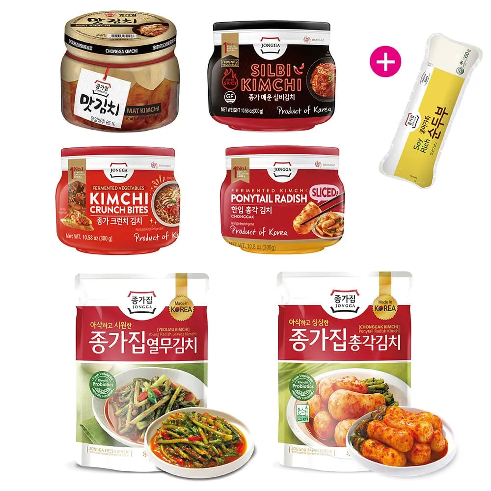 【宗家府】Kimchi 明星商品任選3件組(贈豆腐)