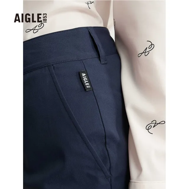 【AIGLE】女抗UV快乾長褲AG-3A283A057 深藍(女長褲 抗UV長褲 快乾長褲 彈性長褲)