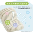 【BELLE VIE】2入組 天然乳膠透氣高彈頸托枕 護頸枕(三色任選)