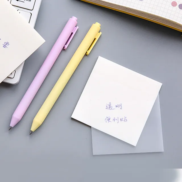 【E.dot】8入組 透明便利貼/便條紙(7.5*7.5/中號)