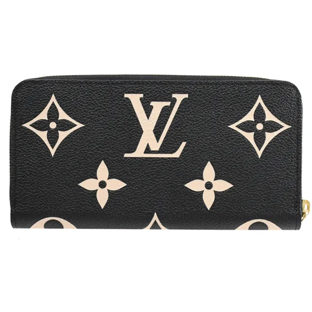 【Louis Vuitton 路易威登】LV M80481 Monogram Empreinte 經典小牛皮壓花拉鍊發財零錢長夾(現貨)