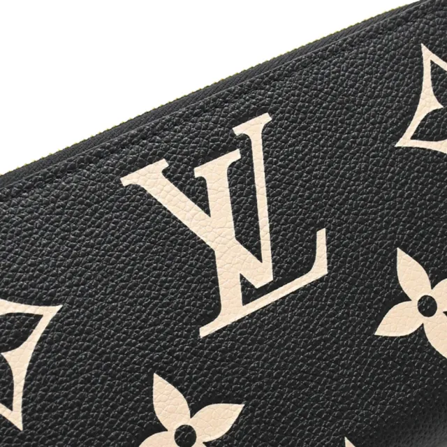 【Louis Vuitton 路易威登】LV M80481 Monogram Empreinte 經典小牛皮壓花拉鍊發財零錢長夾(現貨)