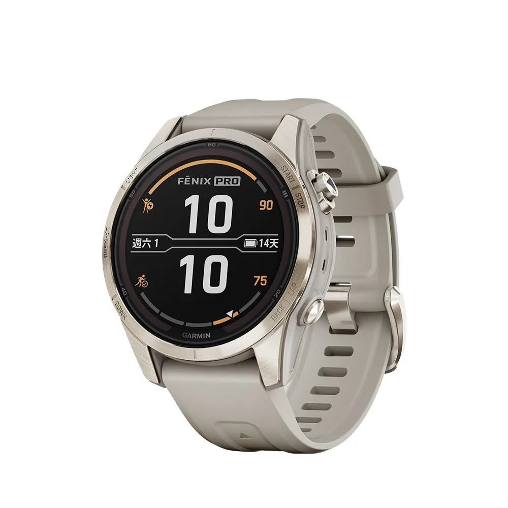 【GARMIN】Fenix 7S Pro Solar 進階複合式運動GPS腕錶