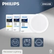 【Philips 飛利浦】12入組 LED崁燈 DN028B 13W 15公分 白光 黃光 自然光 15cm嵌燈