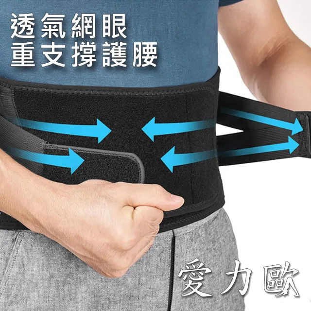 【愛力歐】高強度重支撐護腰(雙彈簧條/四軟膠條/透氣網眼-HC033)