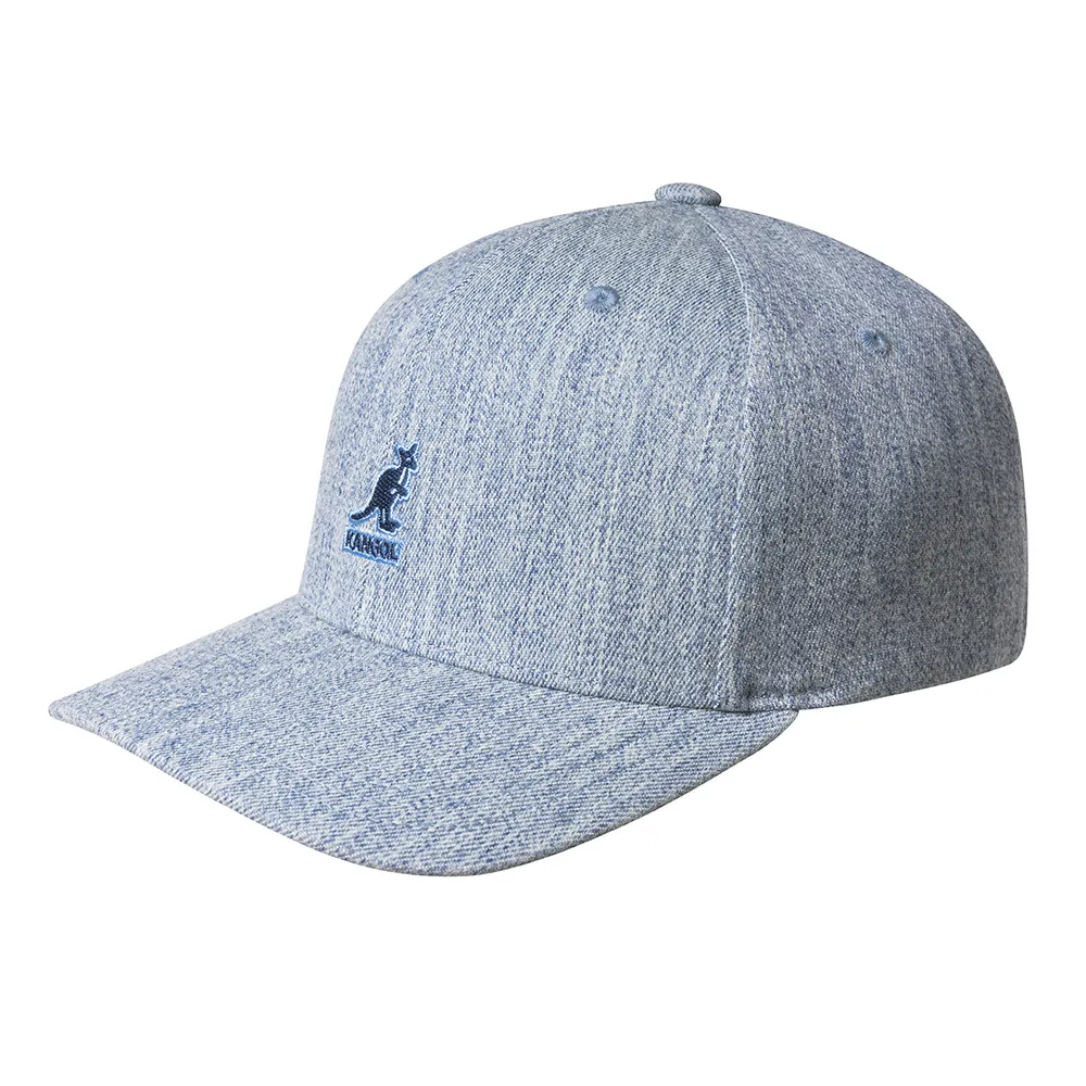 【KANGOL】WOOL FLEXFIT 棒球帽(淺藍色)