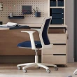 【iloom 怡倫家居】Vito Junior 商務透氣人體工學電腦椅(3色 旋轉型)