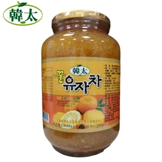 【韓太】蜂蜜風味柚子茶2KGx1罐(本島免運費)
