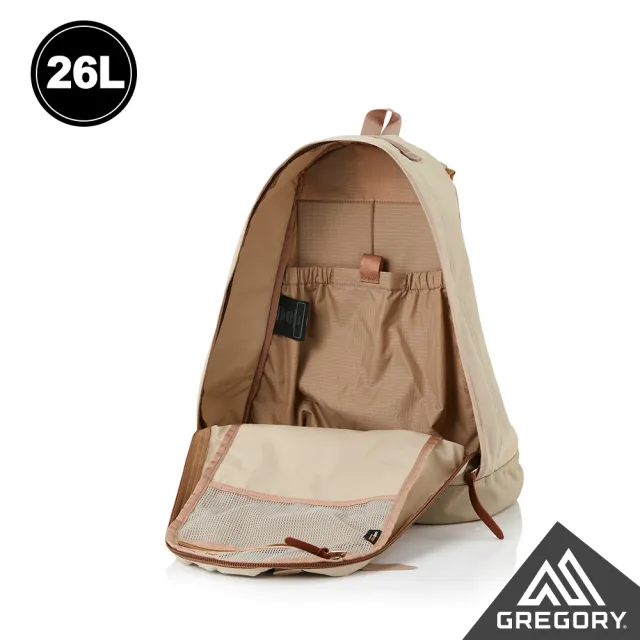 【Gregory】26L DAY PACK 日系 後背 電腦包 米黃 大地棕 黑 漠沙色(筆電夾層 減壓背帶 抗撕裂 多夾層)