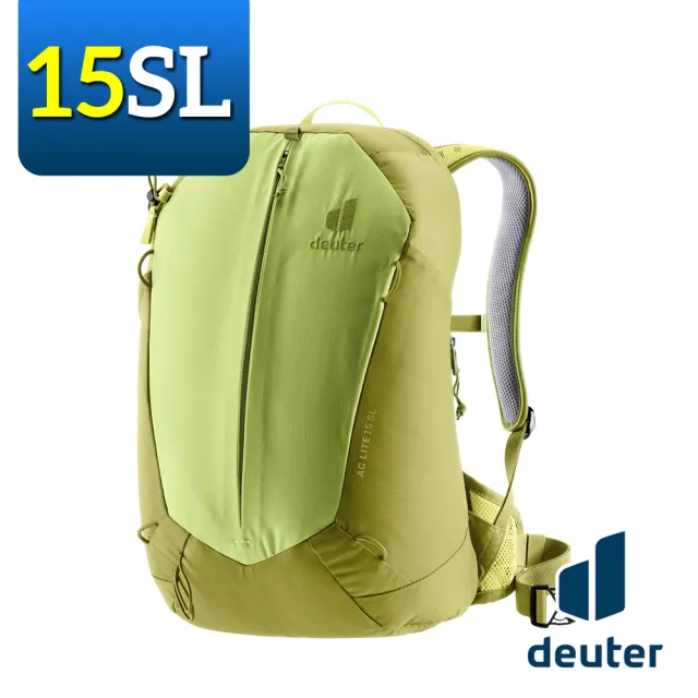 【deuter】3420024 網架直立式透氣背包 15SL AC LITE(窄肩款/後背包/健行/登山/通勤/自行車/單車)