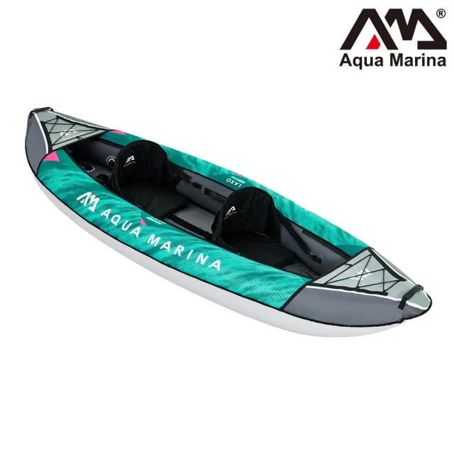 【Aqua marina】充氣雙人獨木舟-休閒型 LAXO LA-320(KAYAK 皮艇 皮划艇 平靜水域 水上活動)