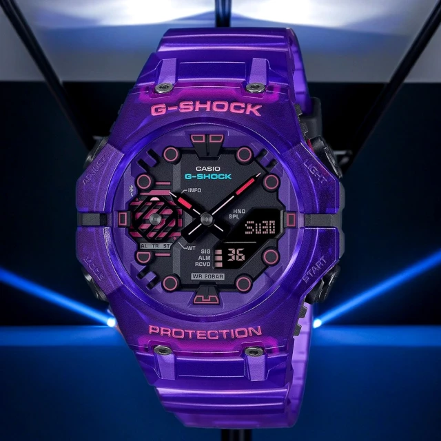 CASIO 卡西歐 G-SHOCK 科幻系列 藍芽手錶 聖誕節 禮物(GA-B001CBRS-6A)